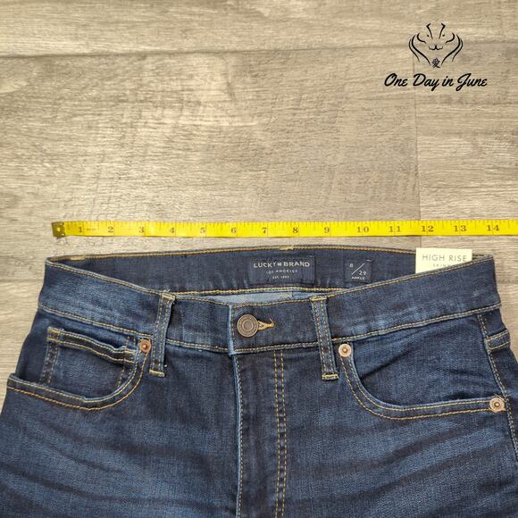 Lucky Brand High Rise Skinny Jeans Size 8 - Picture 3 of 6